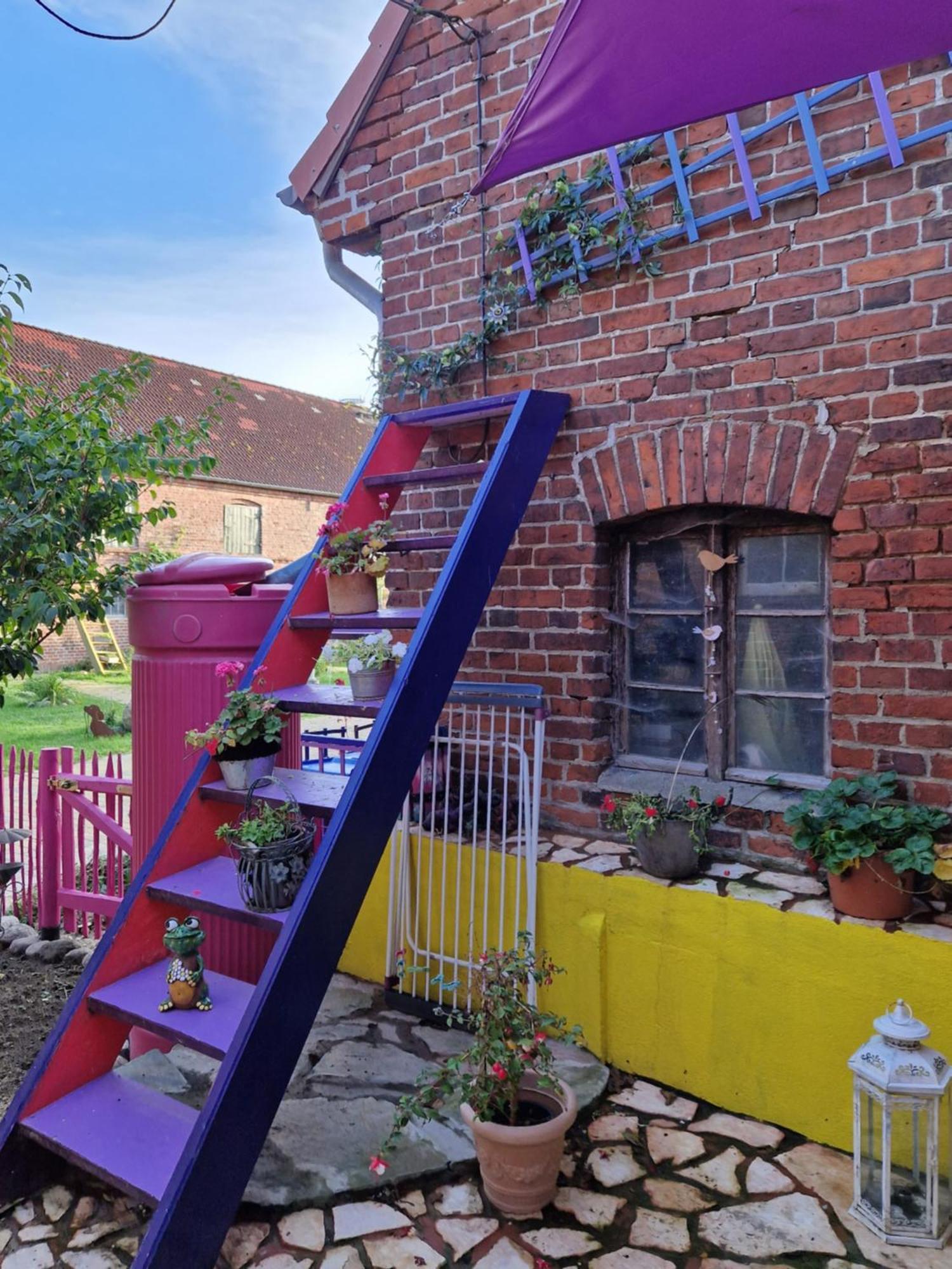 Ferienwohnung Märchenhaft urlauben auf dem Alpakahof Rambow Exterior foto